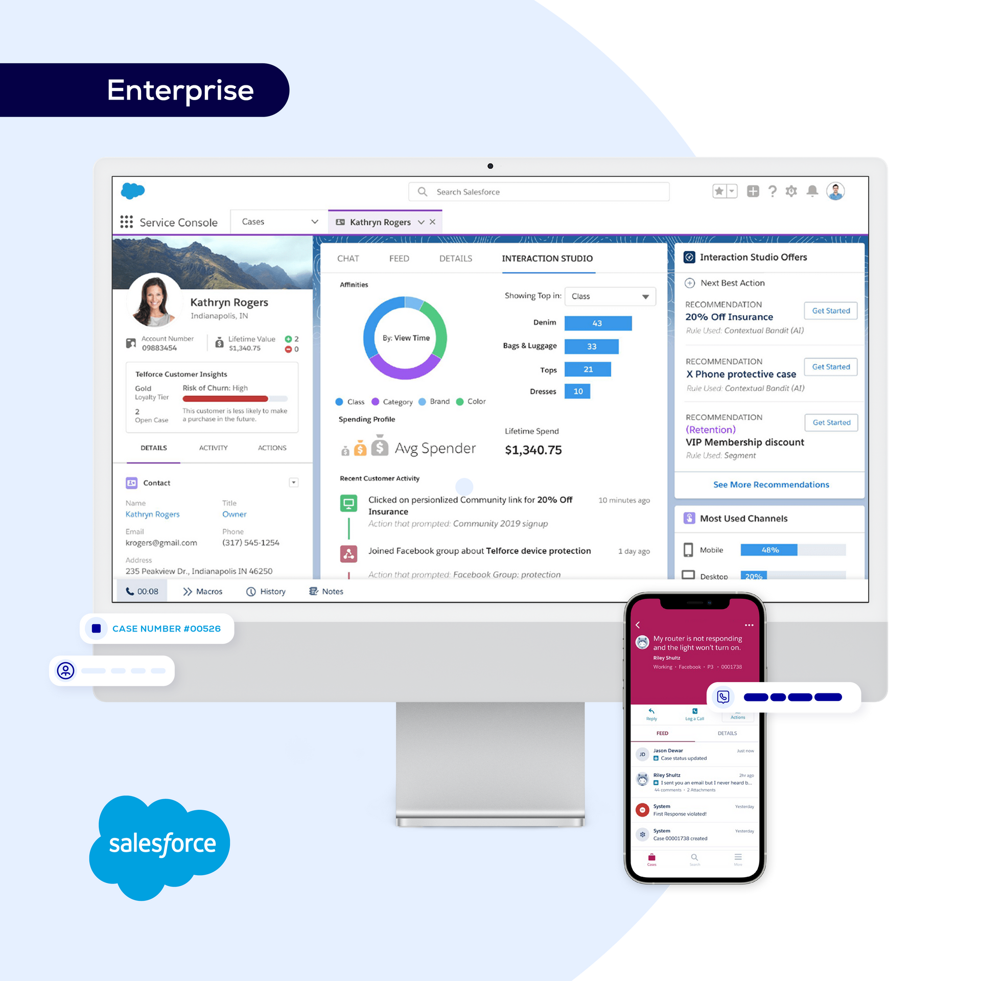 Salesforce Service Cloud Enterprise